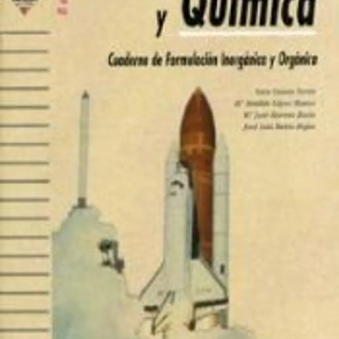 Física y Química 1º Bachillerato. Cuaderno de formulación orgánica e inorgánica 1