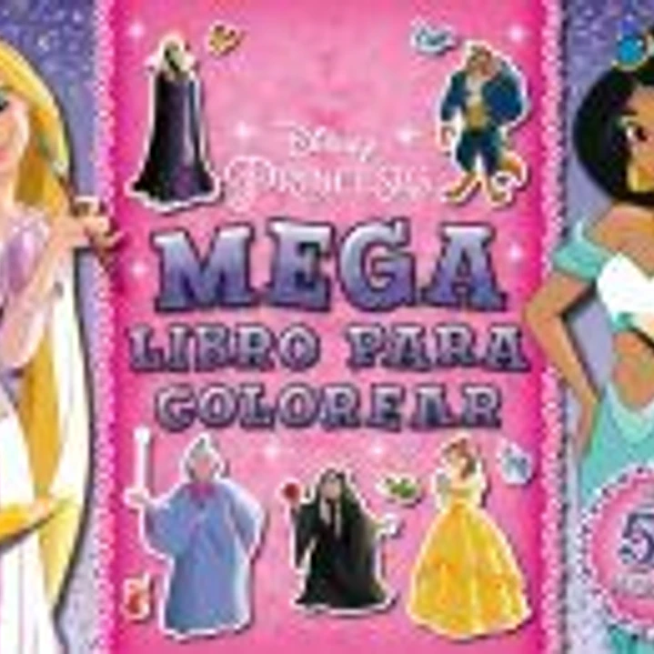 Princesas. Megalibro para colorear 3 1