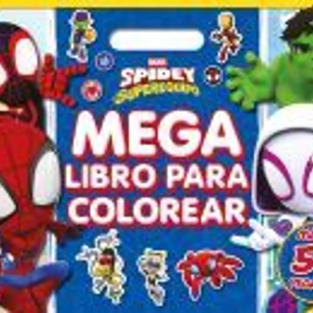 Spidey y su superequipo. Megalibro para colorear: Con pegatinas 1