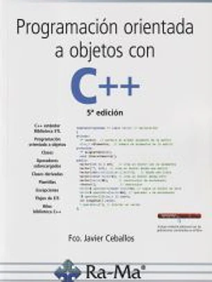 PROGRAMACIÓN ORIENTADA A OBJETOS CON C++. 5ª EDICIÓN.