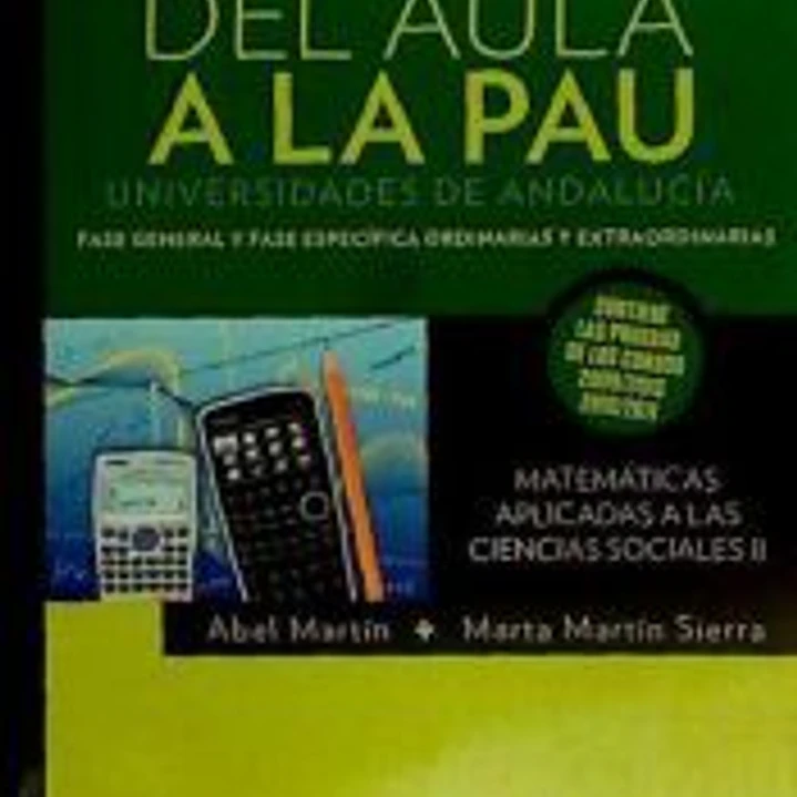 Del aula a la PAU. Universidades de Andalucía 1