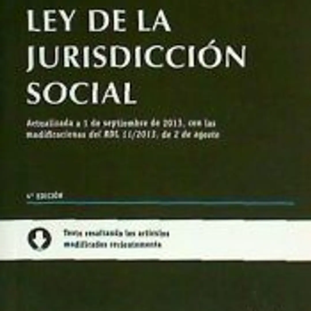 Ley de la Jurisdicción social 4ª Ed. 2013 1