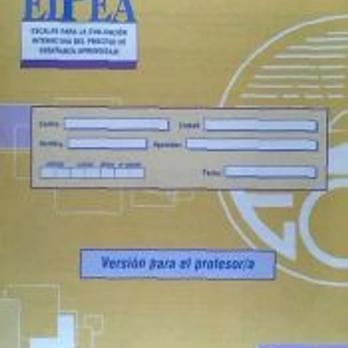 EIPEA- Evaluación Interactiva del Proceso de Enseñanza-Aprendizaje. Cuadernillo profesor 1