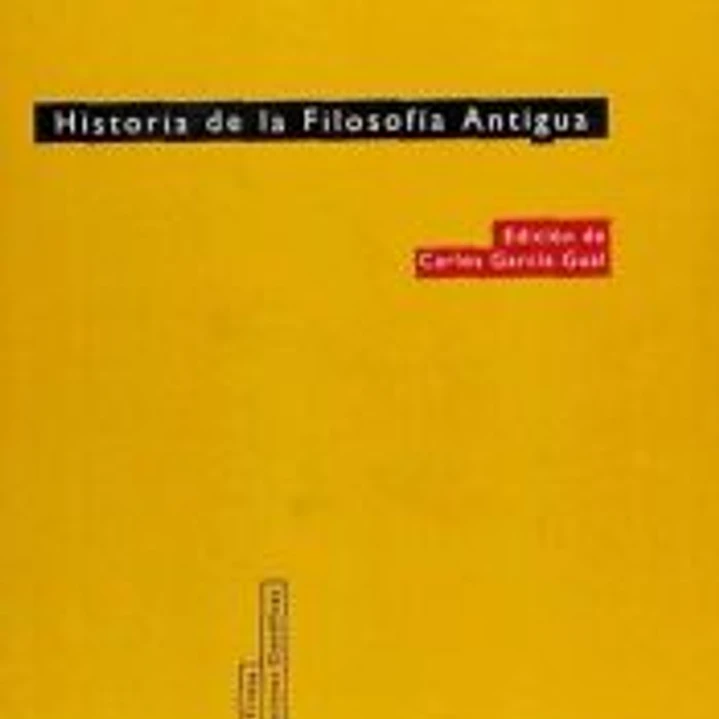 Historia de la filosofía antigua 1