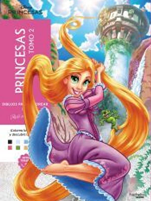 Dibujos para colorear, ¡qué misterio! Princesas tomo 2