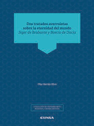 Dos tratados averroístas sobre la eternidad del mundo