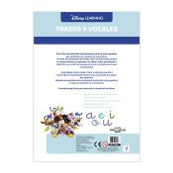 DISNEY - TRAZOS Y VOCALES - MICKEY - 3-5 AÑOS 1