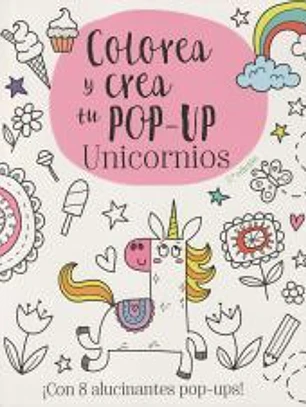 Colorea y crea tu pop-up. Unicornios
