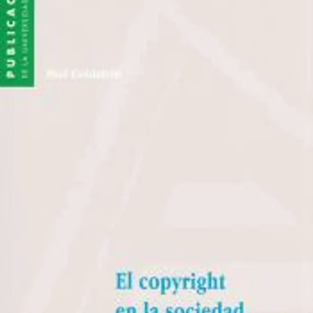 El copyright en la sociedad de la información 1