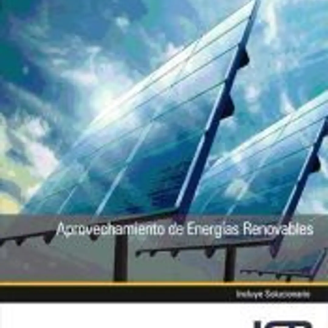 Aprovechamiento de Energías Renovables 1