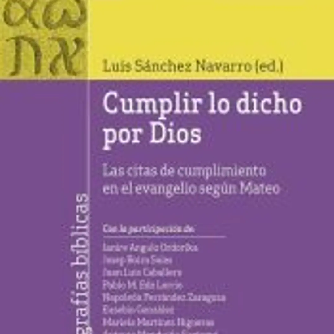 Cumplir lo dicho por Dios 1