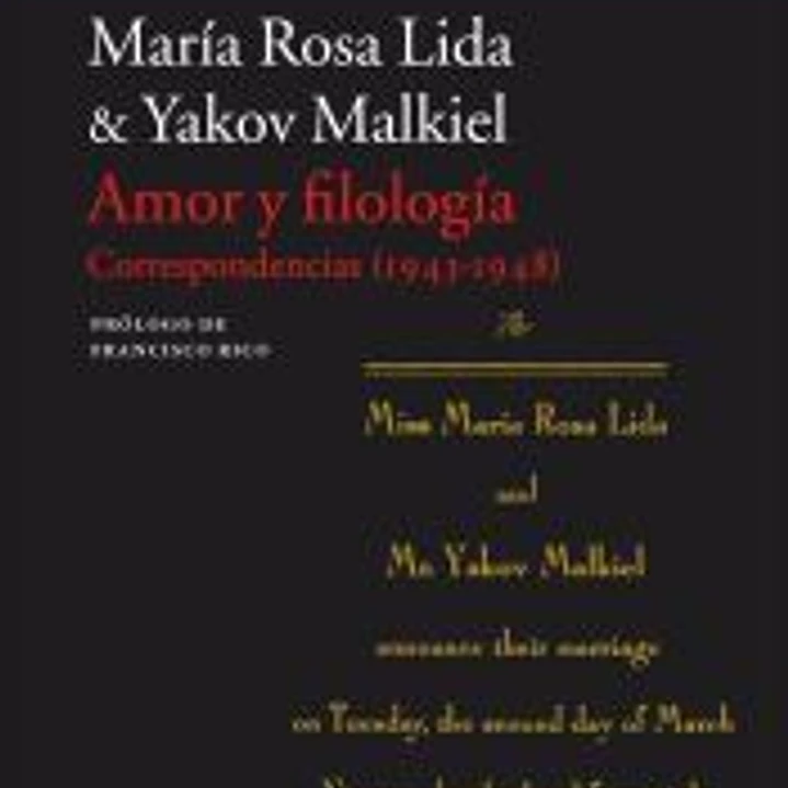 Amor y filología: Correspondencias (1943-1948) 1