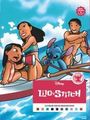 Dibujos para colorear, ¡qué misterio! Especial películas-Lilo y Stitch