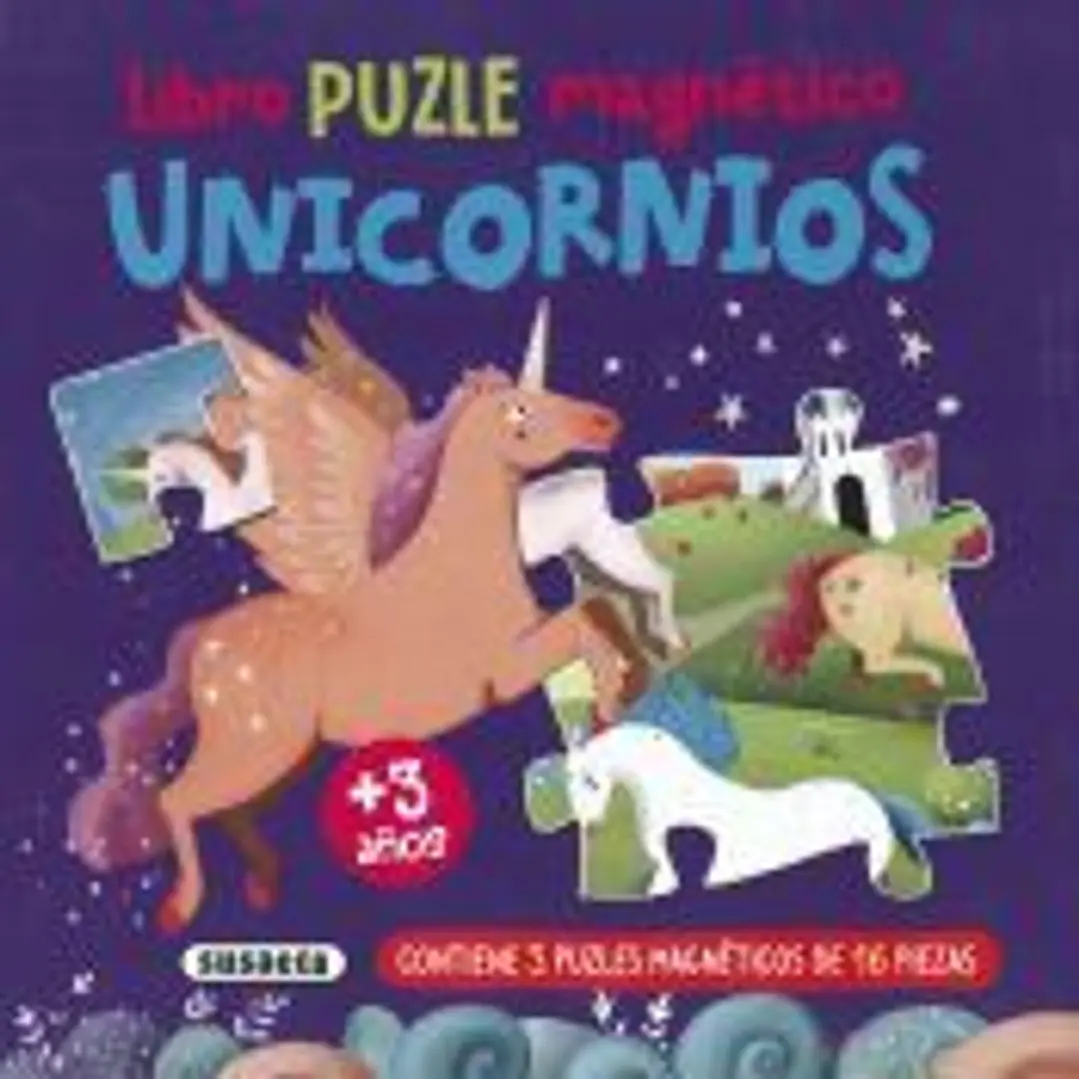 Libro puzle magnético. Unicornios 1