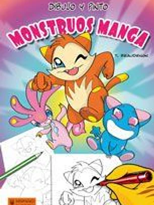 Dibujo y pinto monstruos Manga