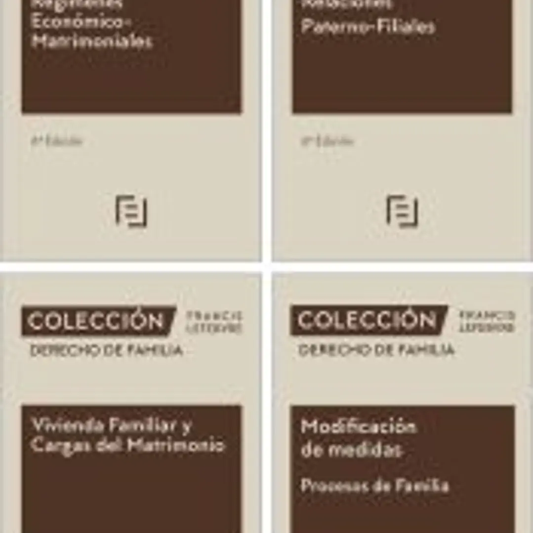 Colecci?n Francis Lefebvre Derecho de Familia Modificaci?n de medidas. 1