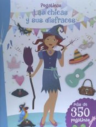 La chicas y sus disfraces. Pegatinas