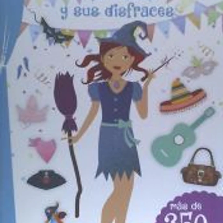 La chicas y sus disfraces. Pegatinas 1