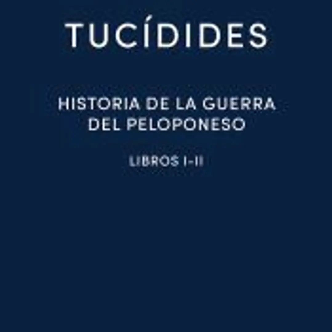 Historia de la guerra del Peloponeso I-II 1