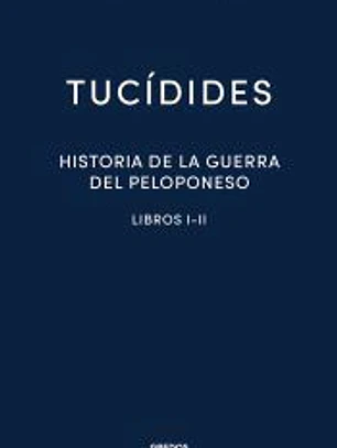 Historia de la guerra del Peloponeso I-II
