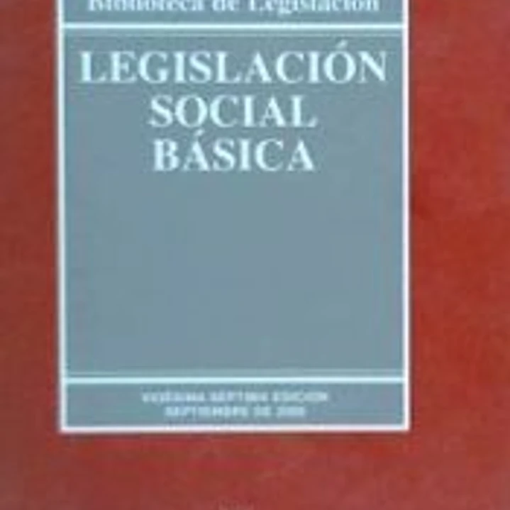 Legislación Social Básica 1