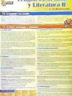 Lengua castellana y literatura 2º Bachillerato