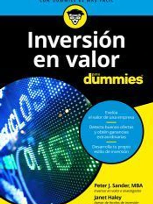 Inversión en valor para Dummies