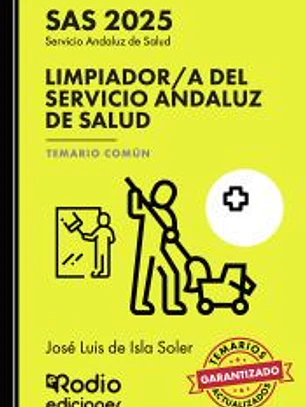 Limpiador/a del Servicio Andaluz de Salud. Temario Común. SAS 2025