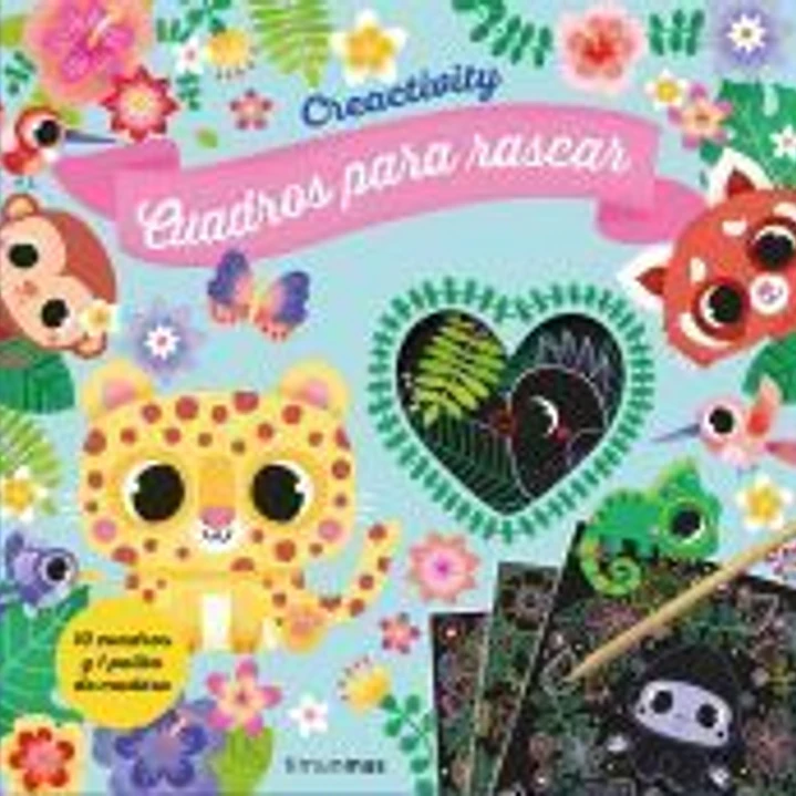Creactivity. Animales Monisimos. Cuadros Para Rascar 1