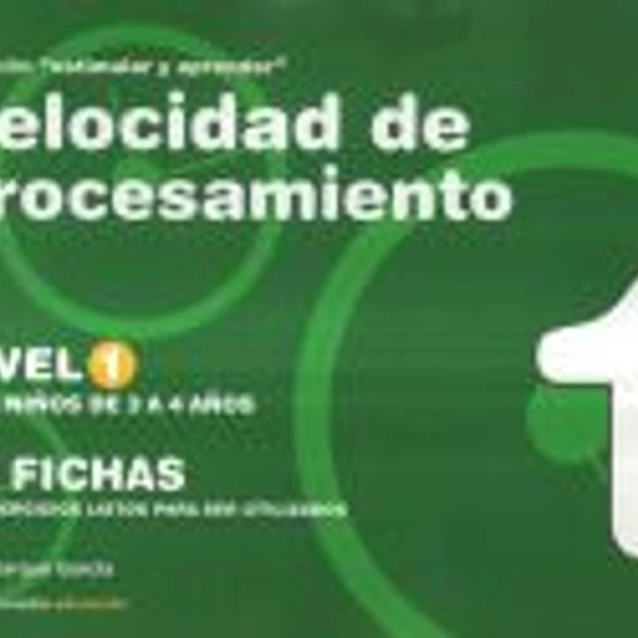 Velocidad de procesamiento 1: Fichas en color 1