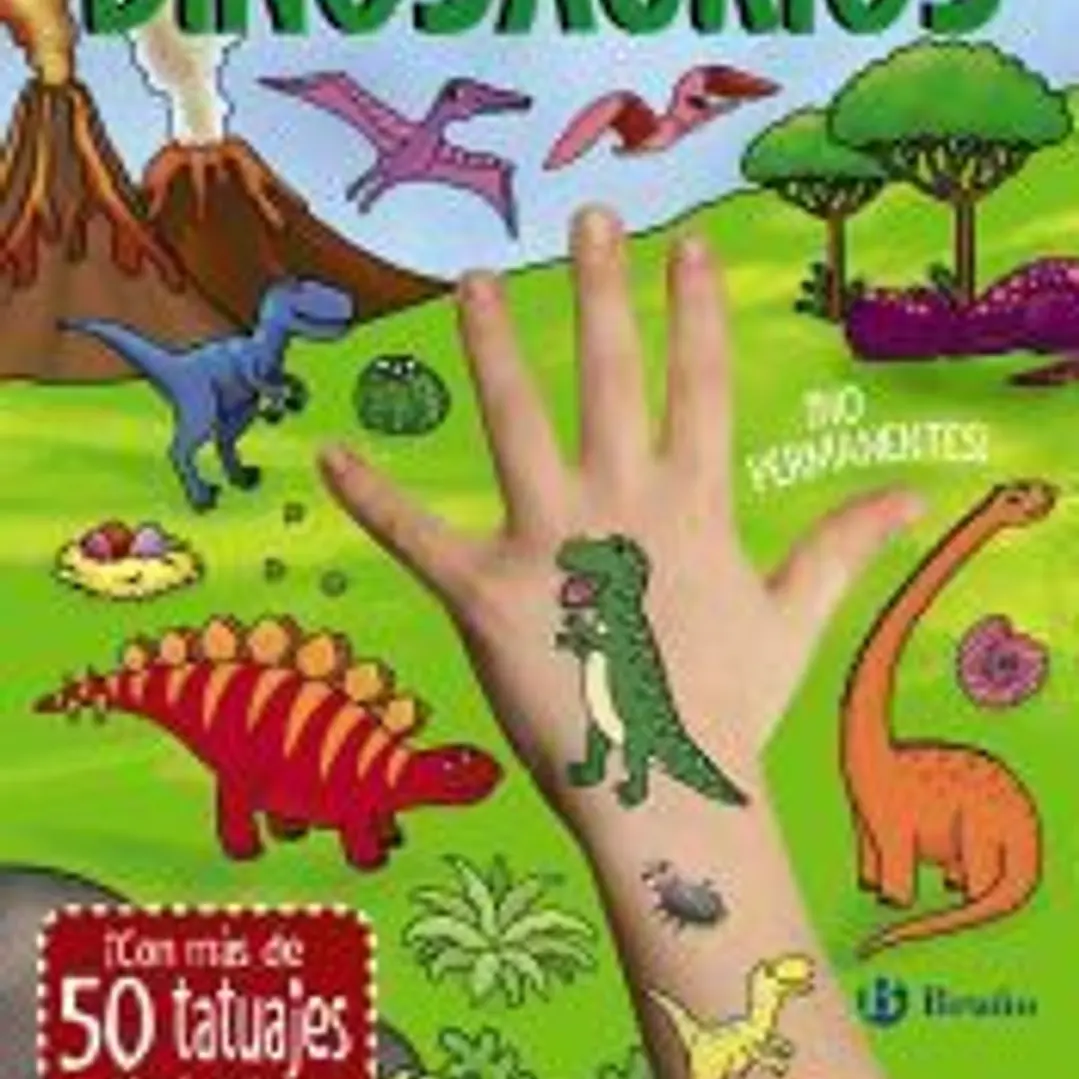 Tatuajes para niños. Dinosaurios 1