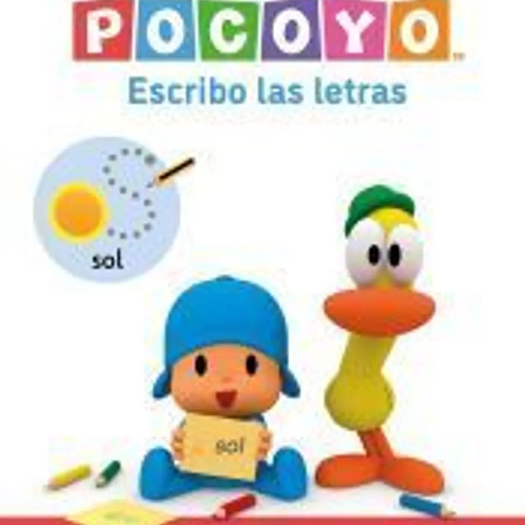 Pocoyó. Lectoescritura - Escribo las letras. (Libro-pizarra) 1