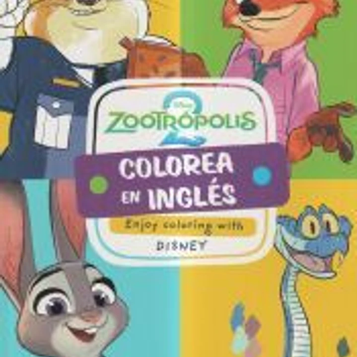 Aprende y colorea en inglés con Zootrópolis 2 1