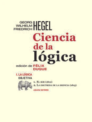 Ciencia de la lógica I. La lógica obietiva