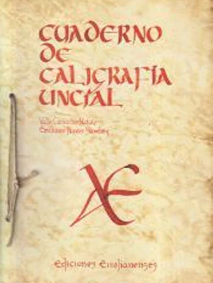 Cuaderno de caligrafía (uncial)