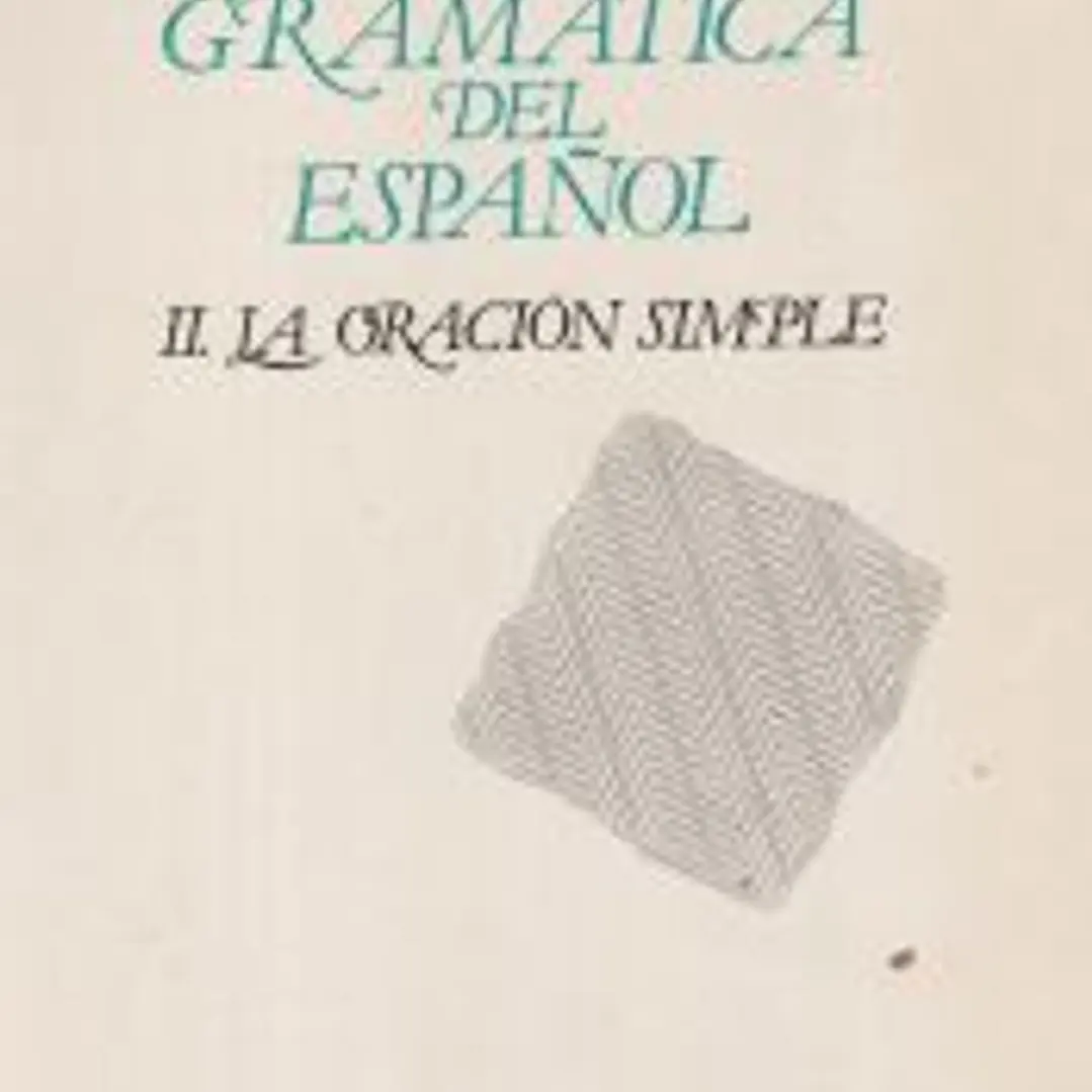 La oración simple 1