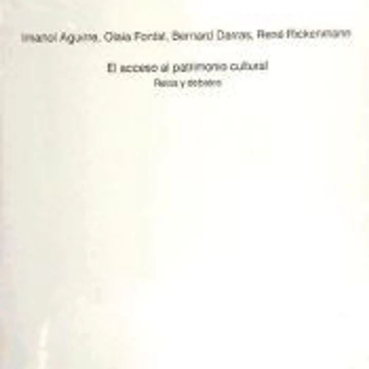 El acceso al patrimonio cultural: Retos y debates 1