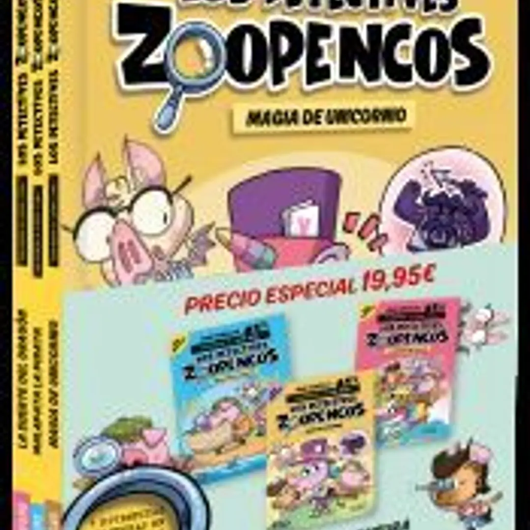 Pack Aprende a leer con... ¡Los Detectives Zoopencos! 4, 5 y 6: En letra MAYÚSCU 1