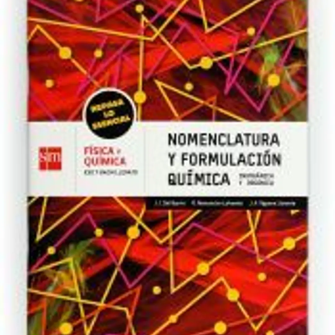 Cuaderno de nomenclatura y formulación química. ESO y Bachillerato. Repasa lo esencial 1