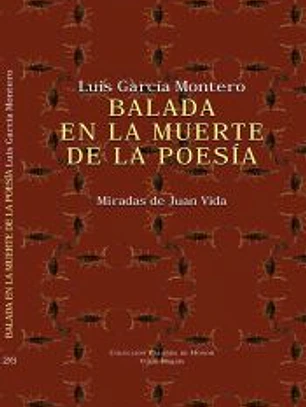 Balada en la muerte de la poesía: Miradas de Juan Vida