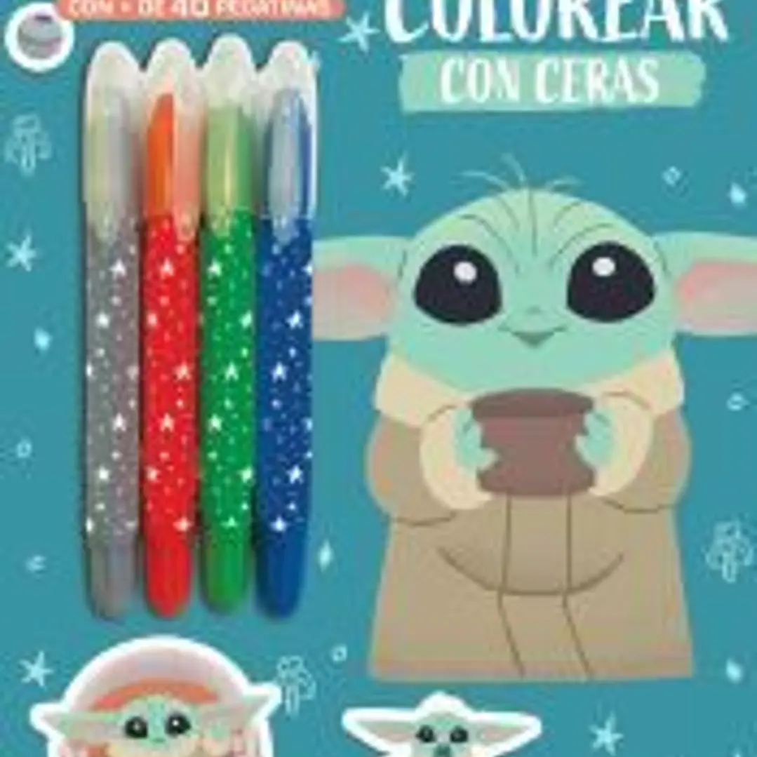 Star Wars. The Mandalorian. Libro para colorear con ceras: Con pegatinas 1