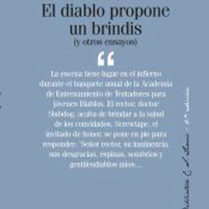 El diablo propone un brindis 1