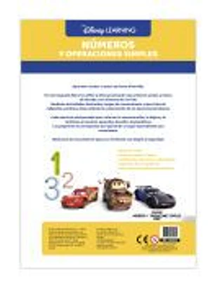 DISNEY - NUMEROS Y OPERACIONES SIMPLES - CARS - 5-6 AÑOS