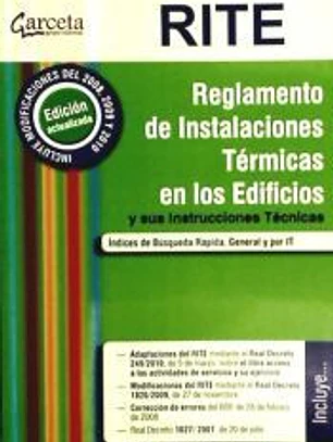 RITE REGLAMENTO INSTALACIONES TERMICAS EDIFICIOS 2010