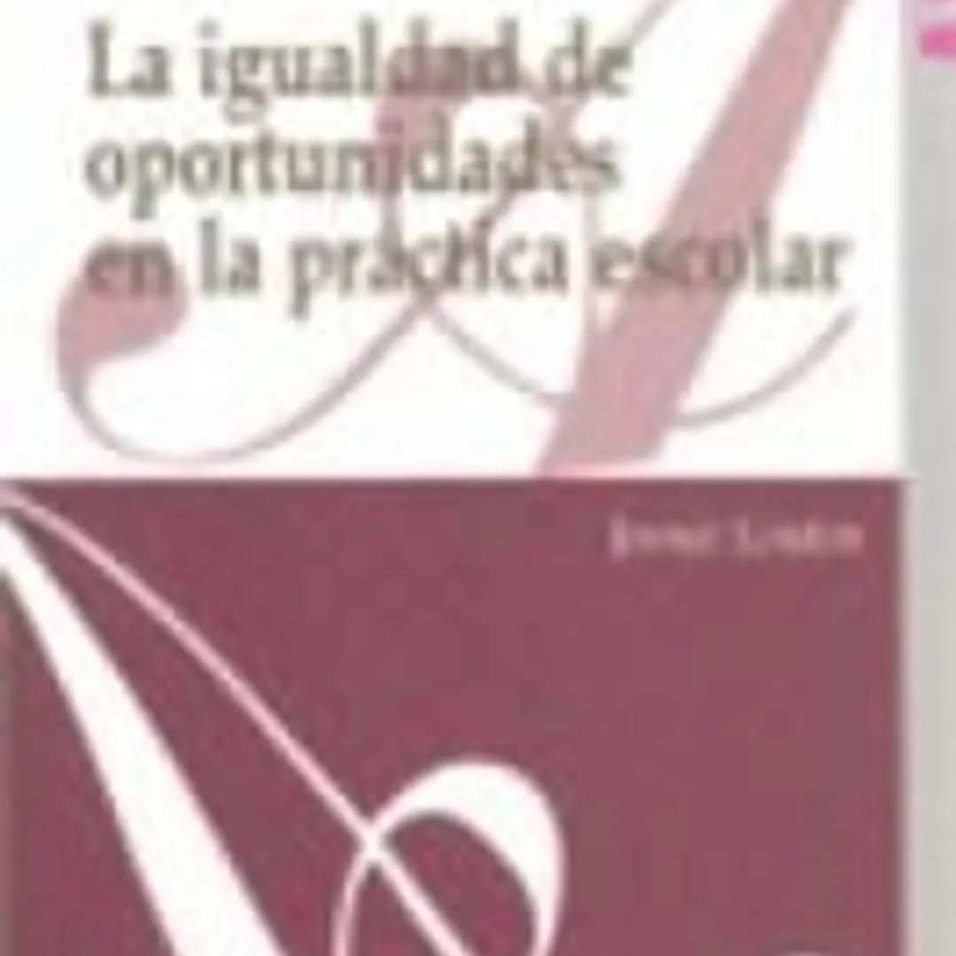 IGUALDAD OPORTUNIDADES PRACTICA ESCOLAR 1