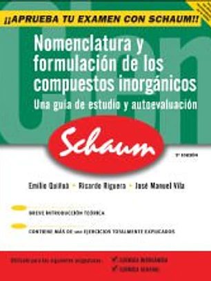 Nomenclatura y formulación de los compuestos inorgánicos