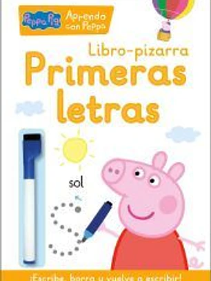 Primeras letras (Libro-pizarra) (Peppa Pig. Cuaderno de actividades)