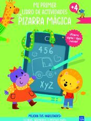 Mi primer libro de actividades con pizarra mágica. Verde