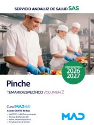 Pinche. Temario específico volumen 2. Servicio Andaluz de Salud (SAS)