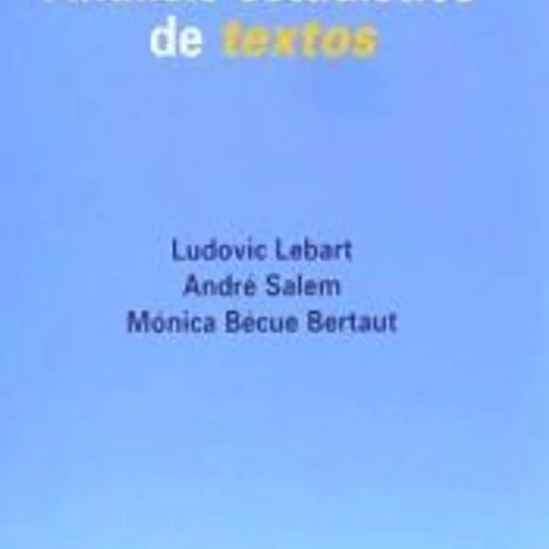 Análisis estadístico de textos 1